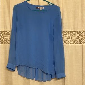 Light blue chiffon blouse
